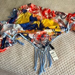 INC scarf with tassels. NWT.